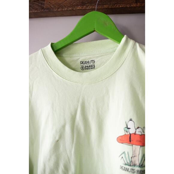 Parks Project X Peanuts UO Exclusive Escape Long Sleeve Tee Large NEW - Picture 5 of 6